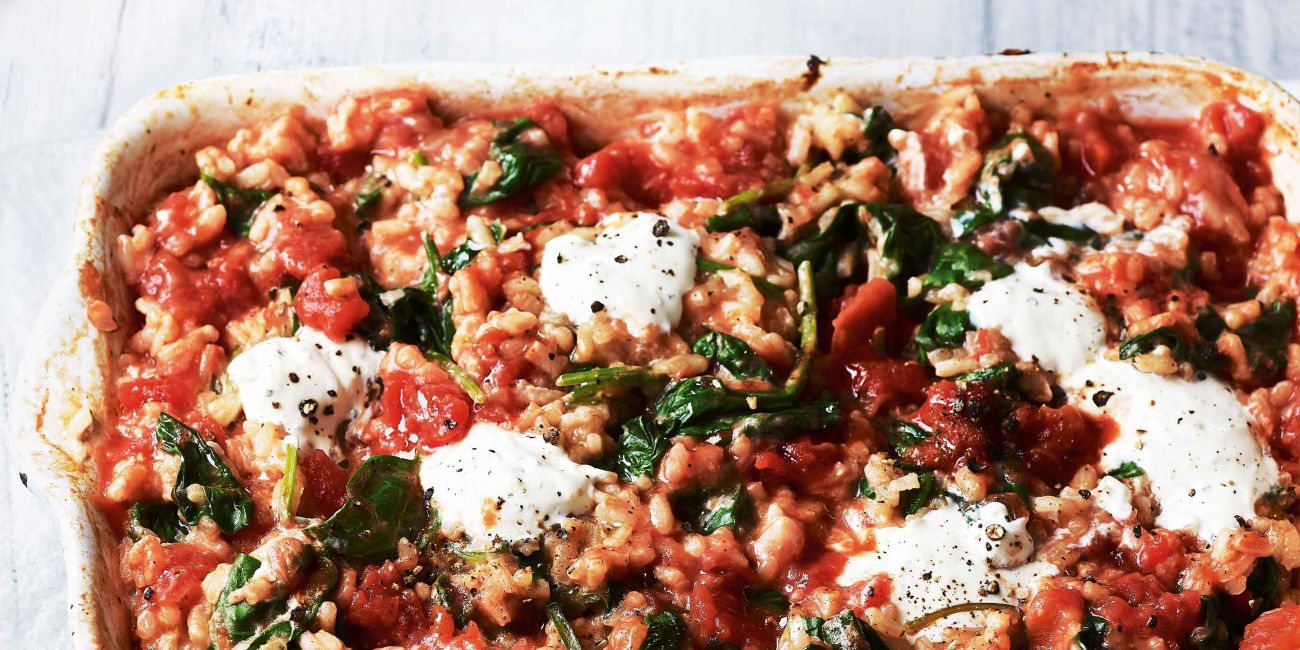 Baked tomato rice