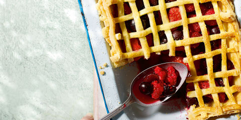 Berry bliss lattice pie