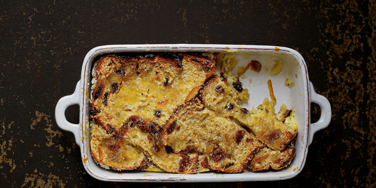 Bread and brandy butter pudding