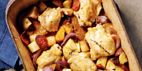 Chicken and chorizo bake