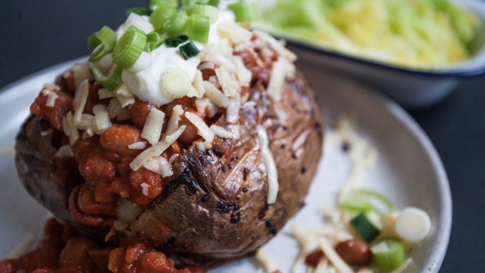 Loaded baked potato