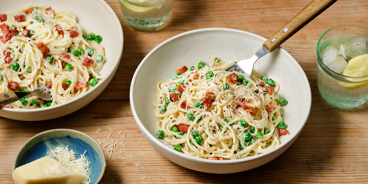 Easy carbonara