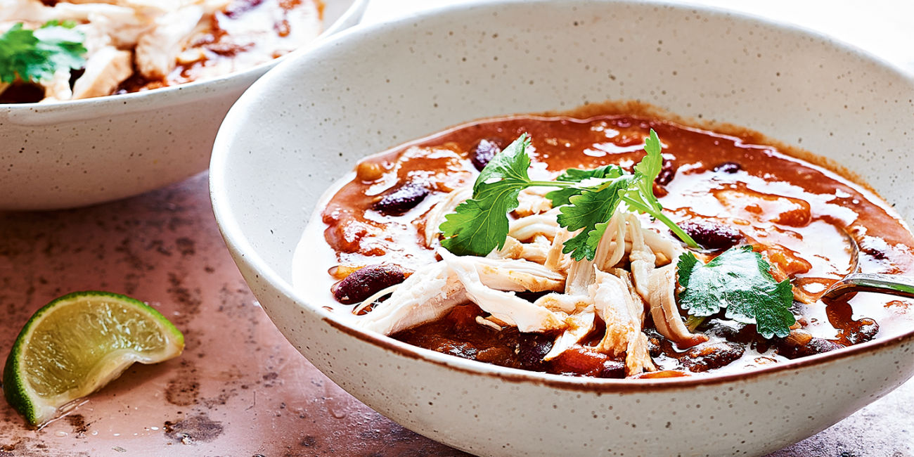 Mexican chicken tortilla soup