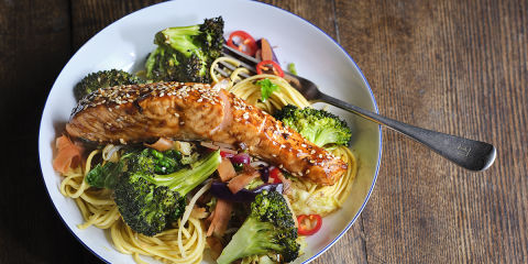 Teriyaki salmon