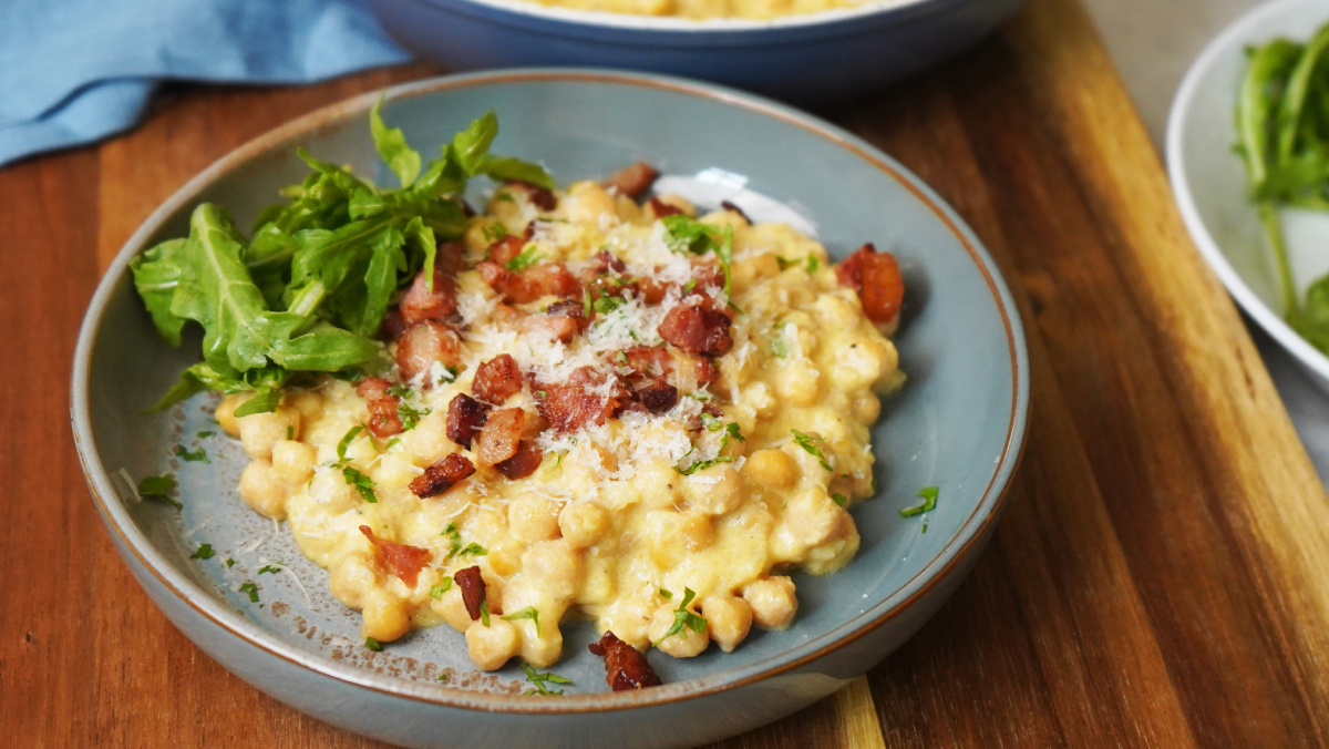Carbonara Chickpeas 
