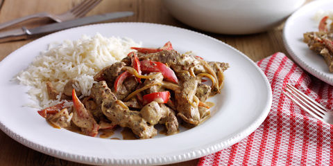 Beef stroganoff