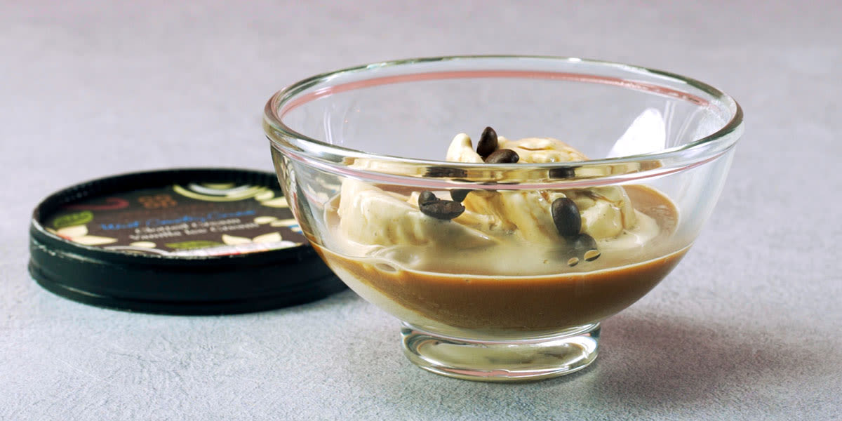 Espresso martini affogato