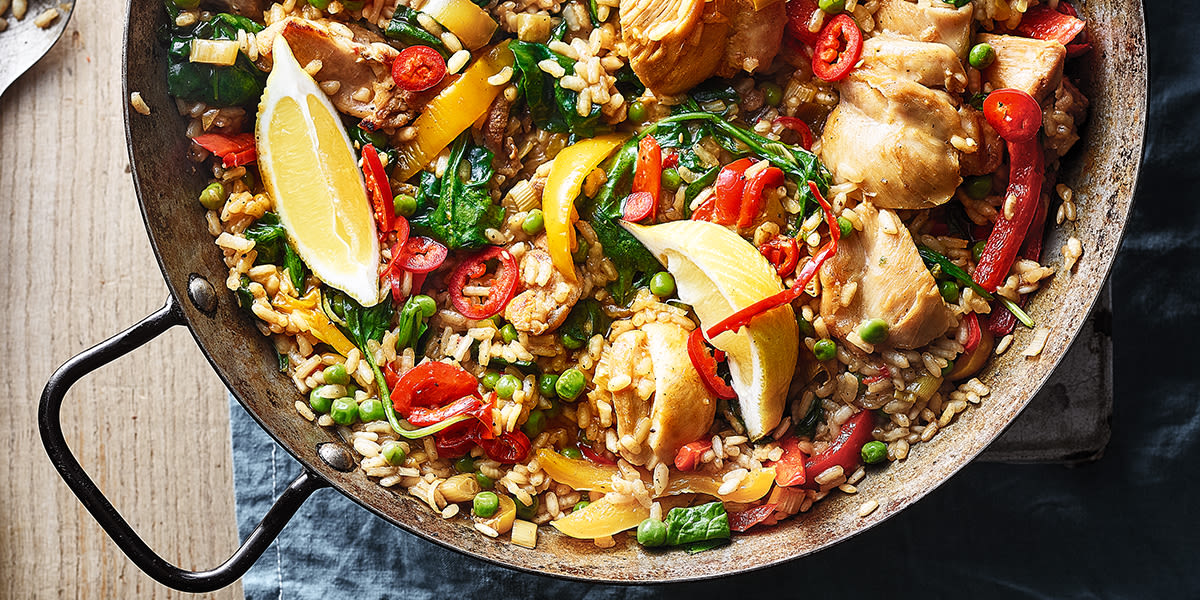 Easy chicken paella