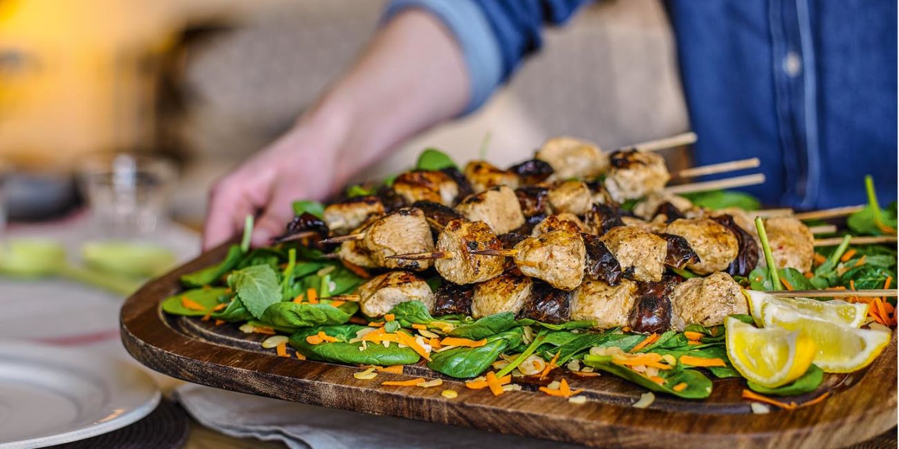 Thai chicken skewers