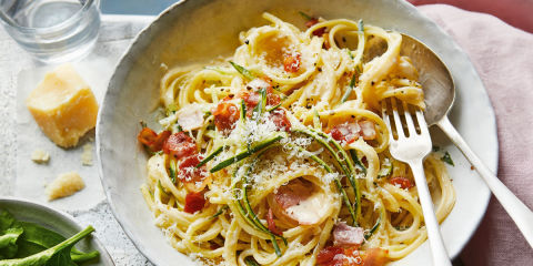 Courgetti carbonara