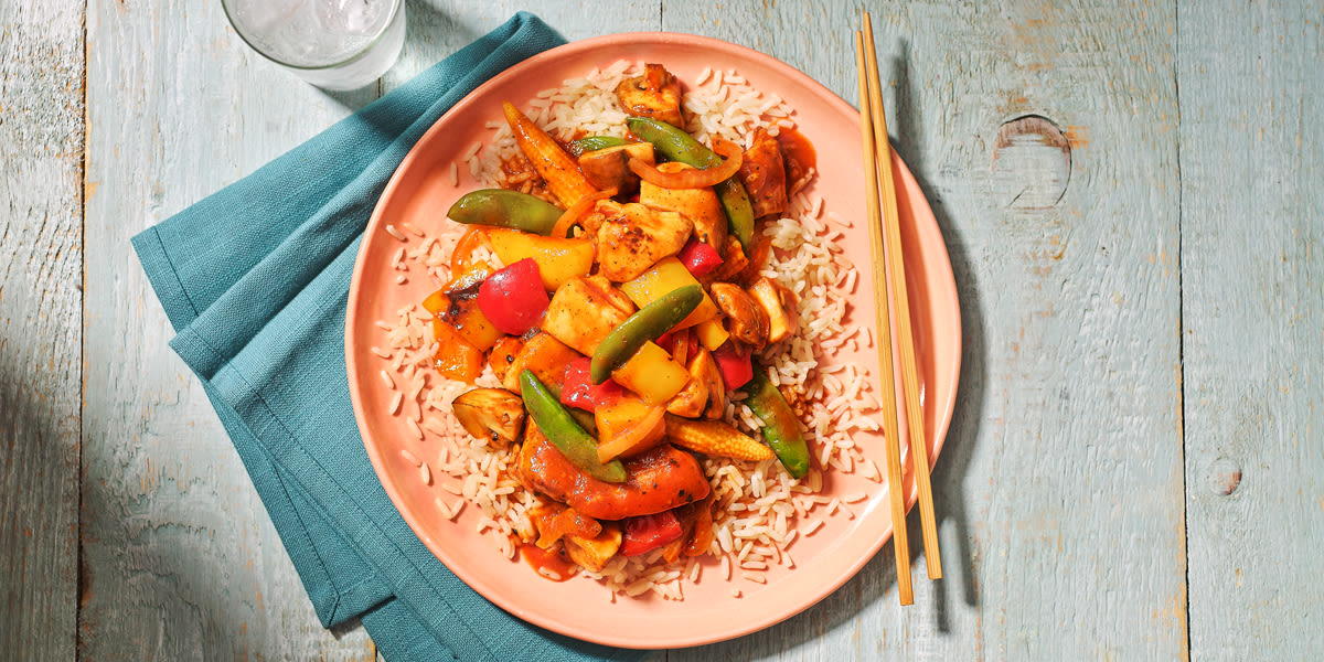 Quick sweet & sour chicken