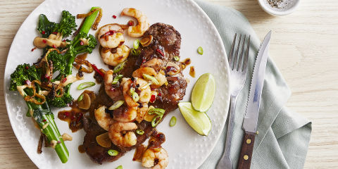 Asian-inspired Surf & Turf