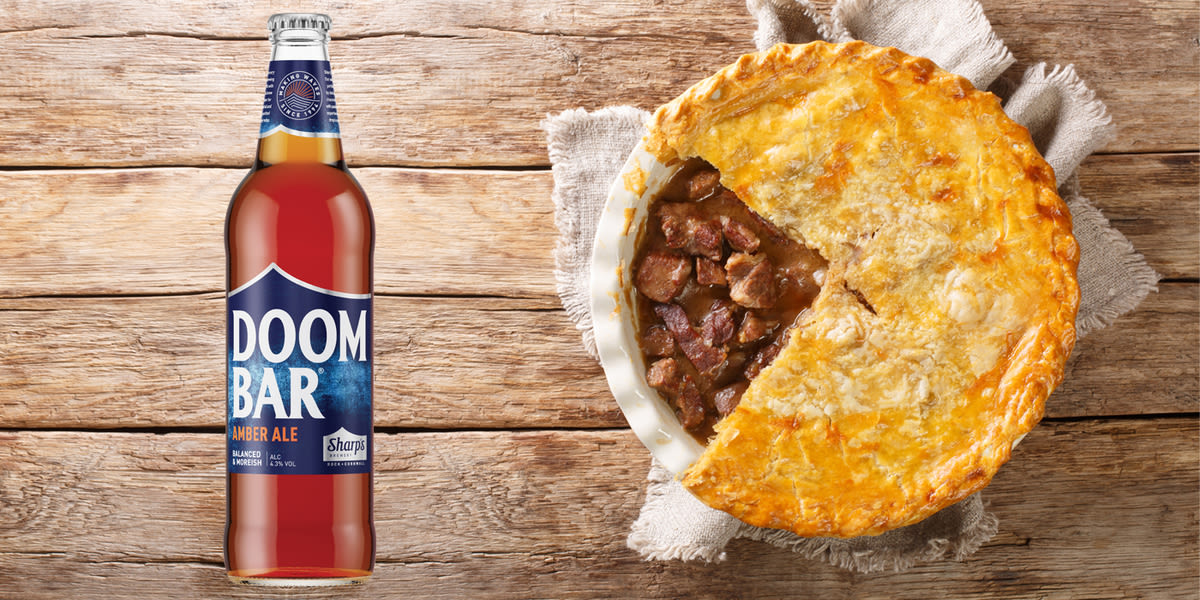 Steak and Doom Bar Ale pie