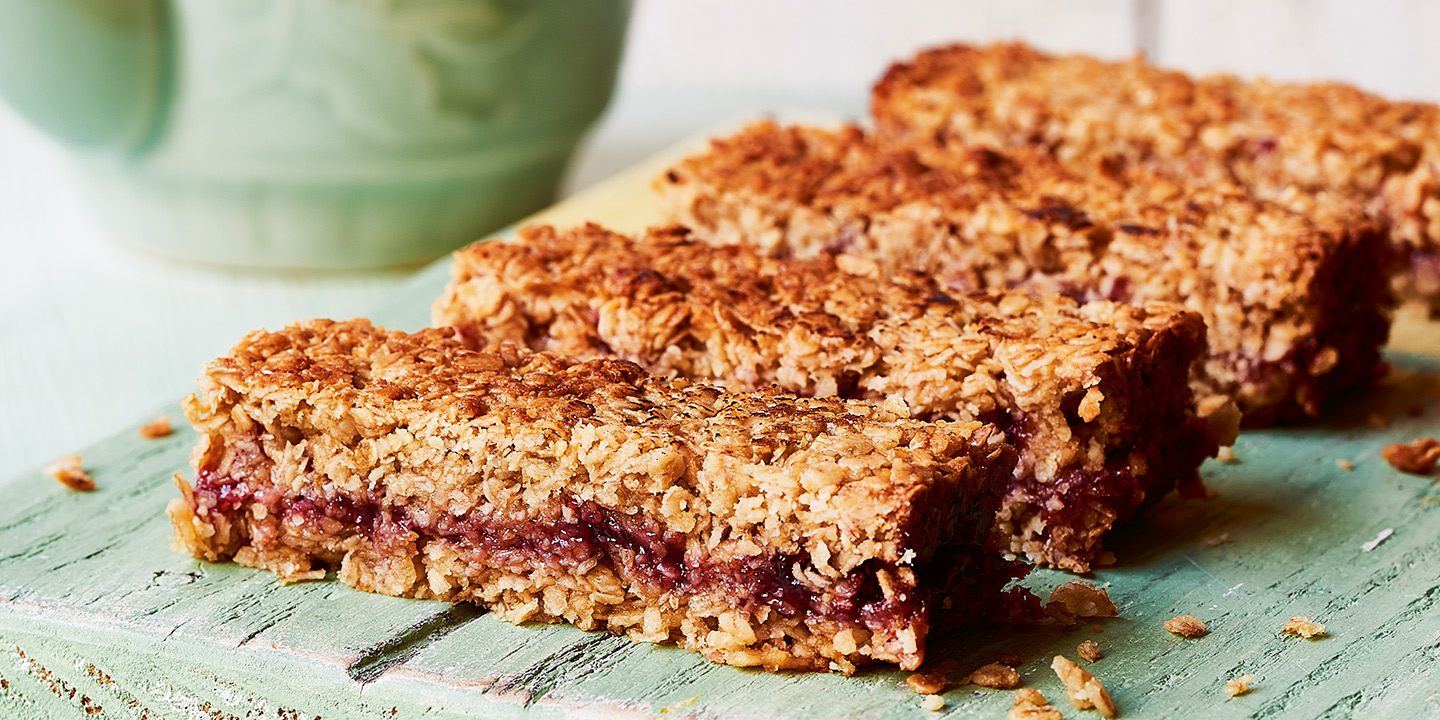 Jammy flapjacks Recipes Coop