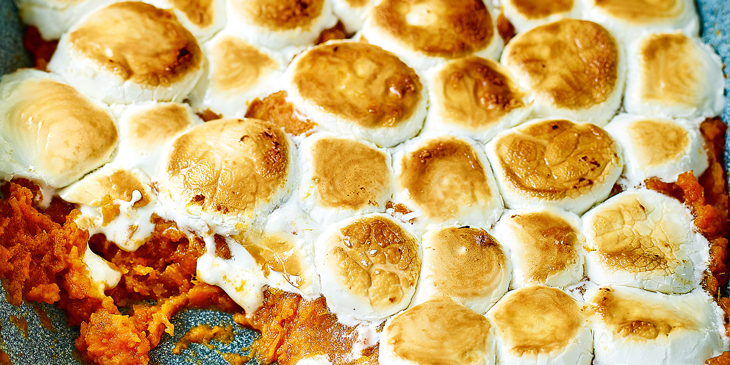 Sweet potato with marshmallows