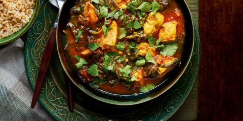 Slow cooker chicken saag