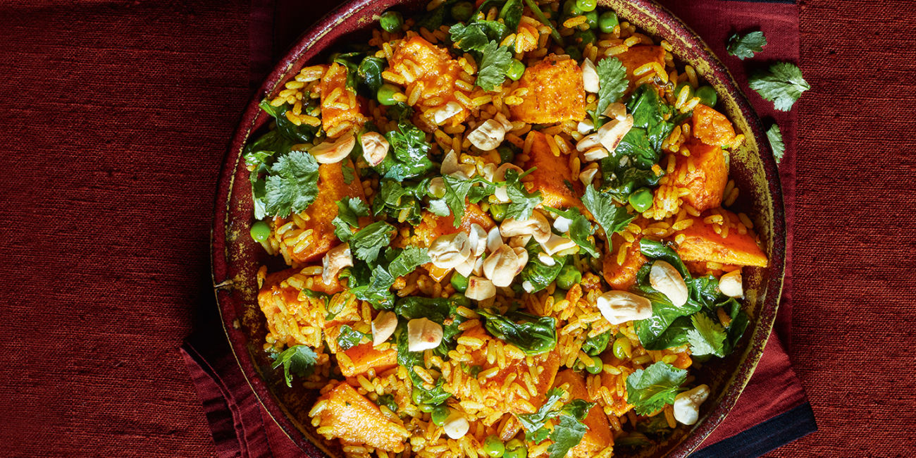 Sweet potato biriyani