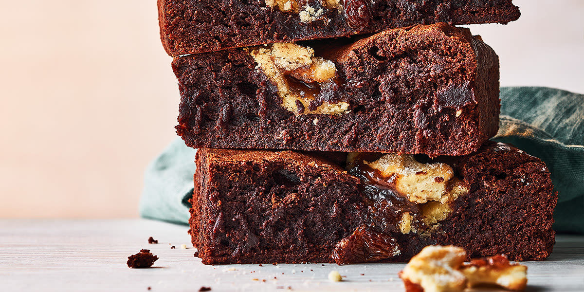 Mince pie brownies