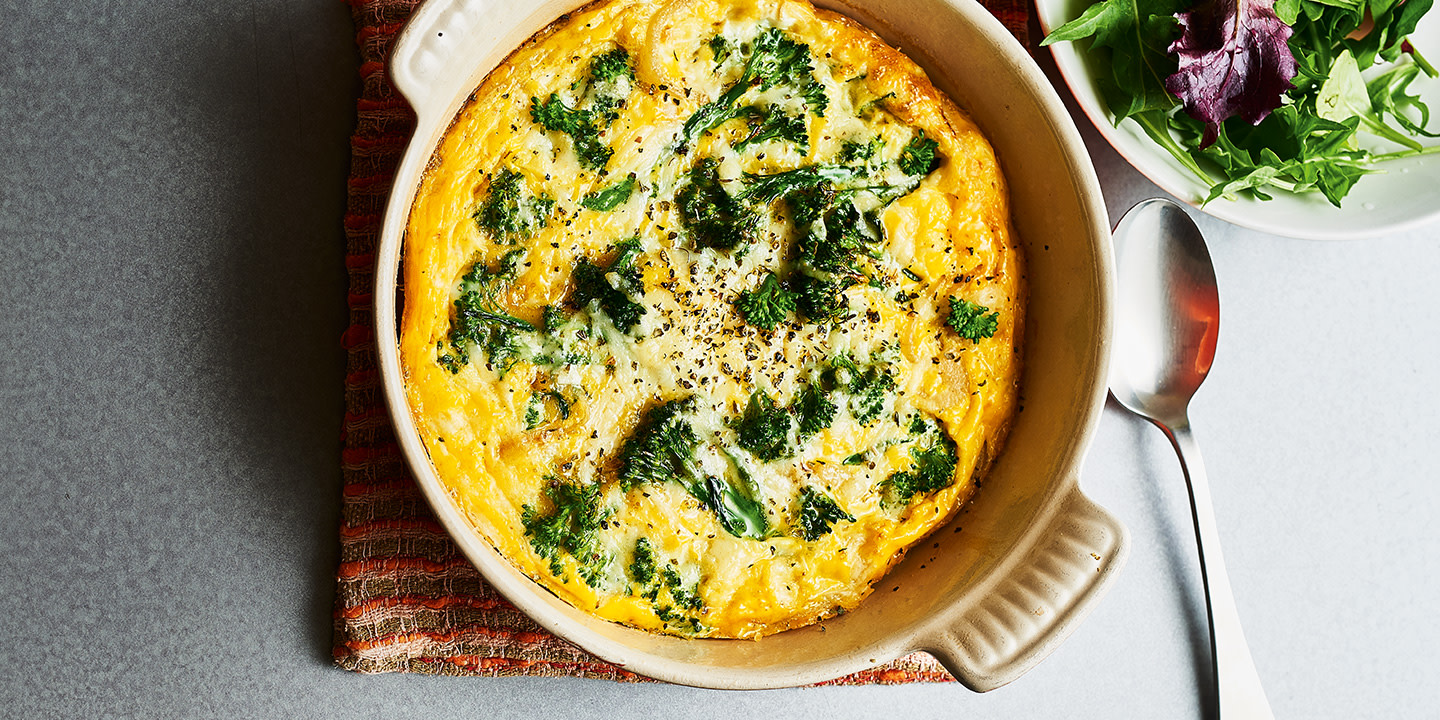Broccoli omelette bake-image