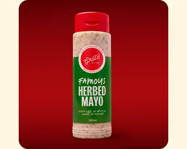 Grill'd Herbed Mayo - available exclusively from Coles