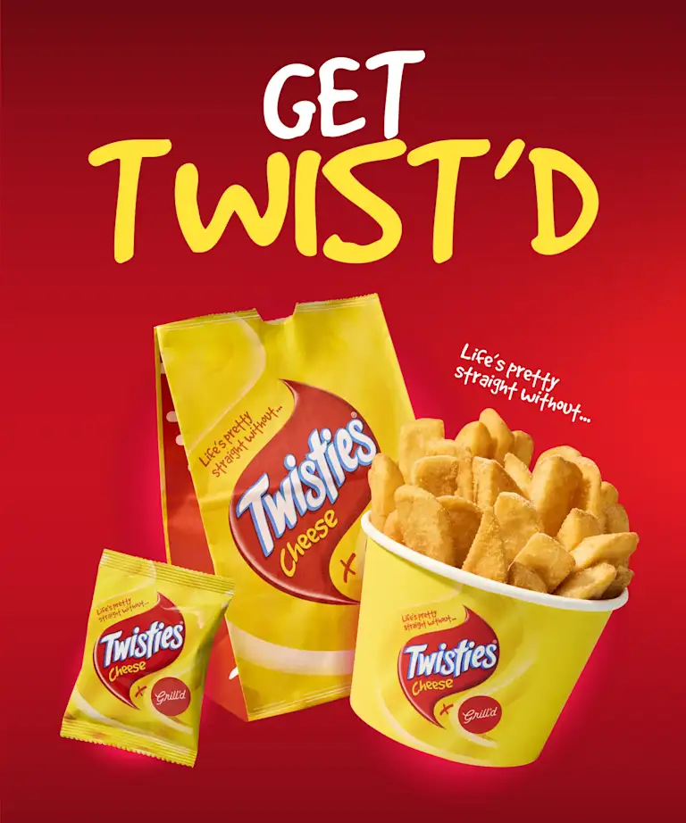 Get Twist'd with Grill'd Twisties chips