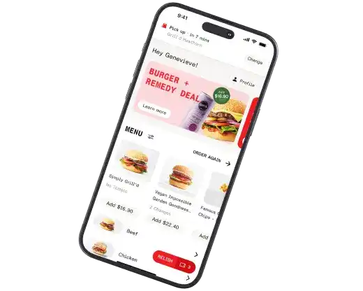 Download Grill'd App for faster ordering