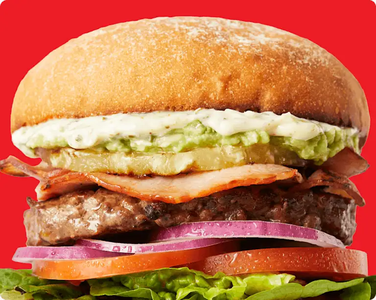 Summer Sunset burger