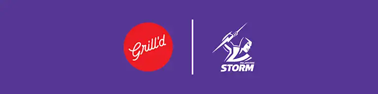 Grill'd and Melbourne Storm Logos