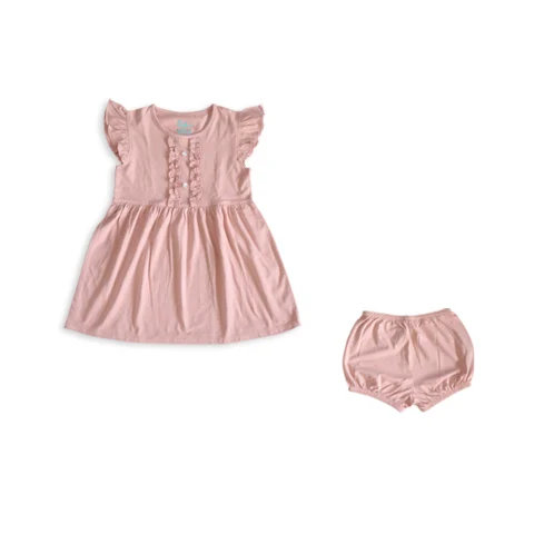Mumsandbabes - Little Bubba Aurora Dress - Rose