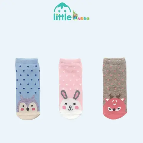 Mumsandbabes - Little Bubba Bamboo Socks Set - Zoo Girl