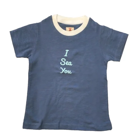 Mumsandbabes - T-Shirt Girl - Blue I Sea You (2 -3 Years)