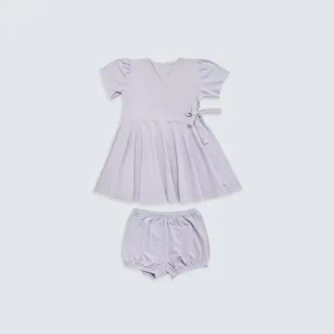 Mumsandbabes - Bamboo & Bub Hana Dress Lilac