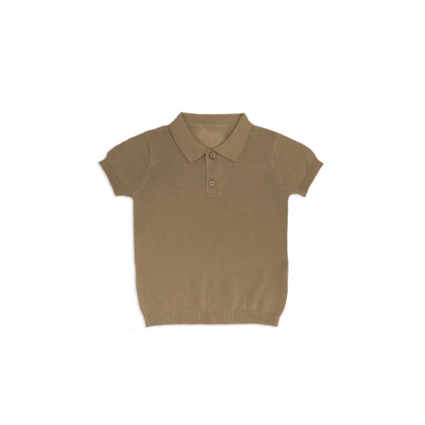 Mumsandbabes - Little Bubba Oliver Knit Shirt - Taupe