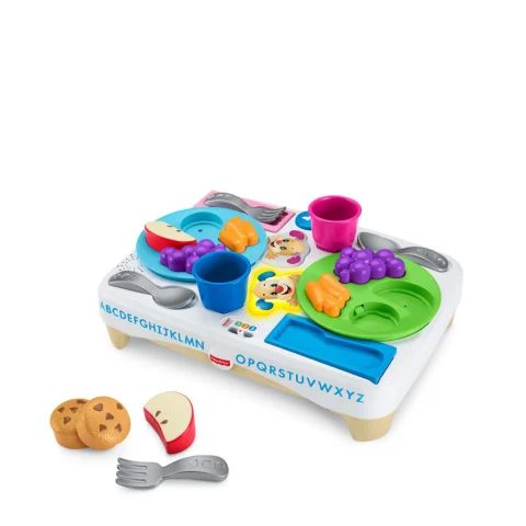 Mumsandbabes - Fisher Price DRF59 Laugh & Learn Say Please Snack Set