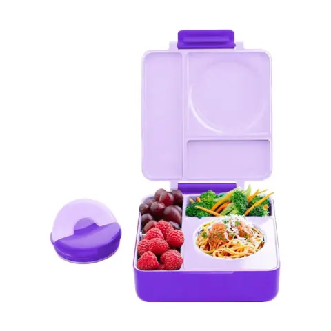 Mumsandbabes - Omiebox Bento Lunch Box - Purple Plum Plum Purple