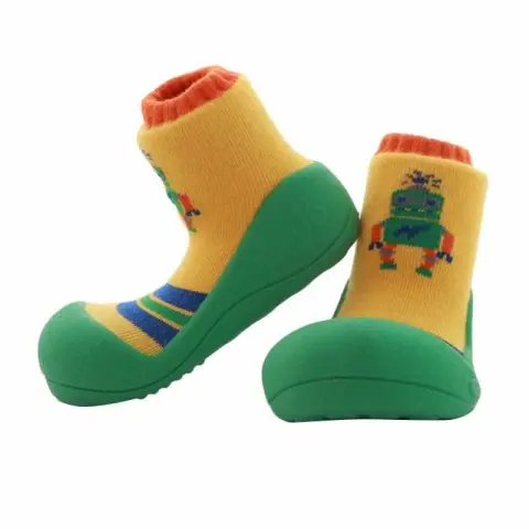 Mumsandbabes - Attipas Robot Baby Shoes Sepatu Bayi - Green