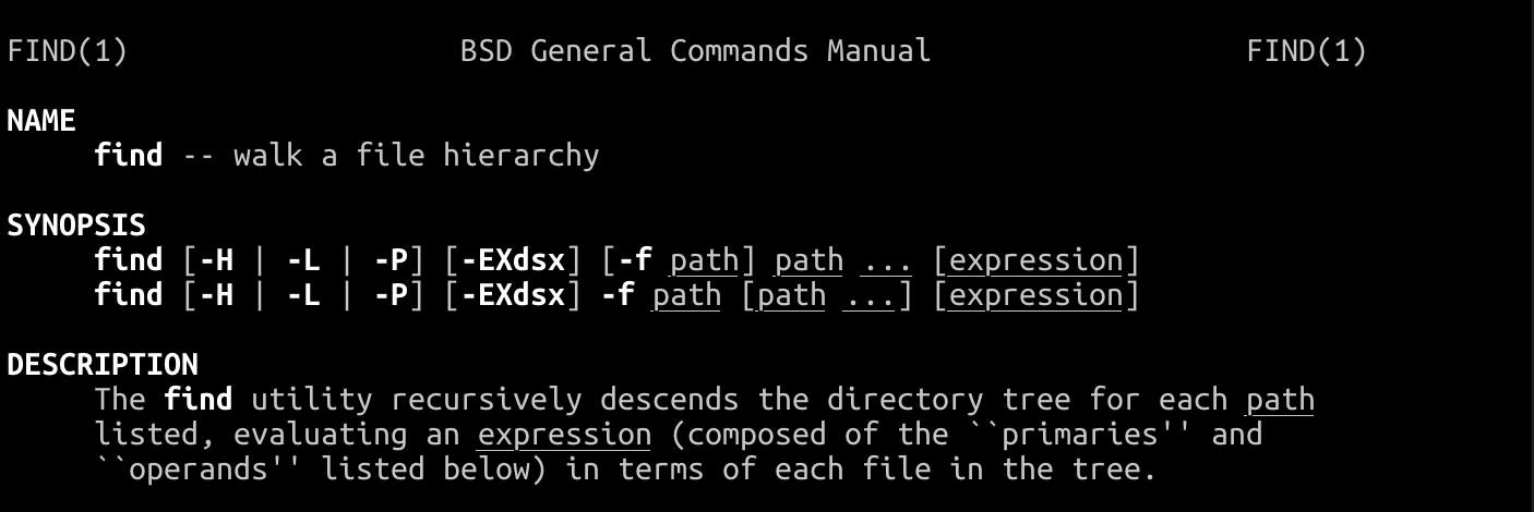 unix-find-man
