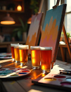 Paint & Drink: Kreativer Spaß in Köln