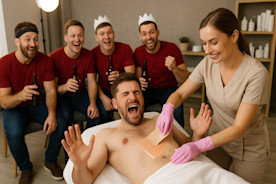 Bikini Wax & Strip Show - Ein frecher Junggesellenabschied