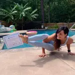 ISSA trainer posing with certification
