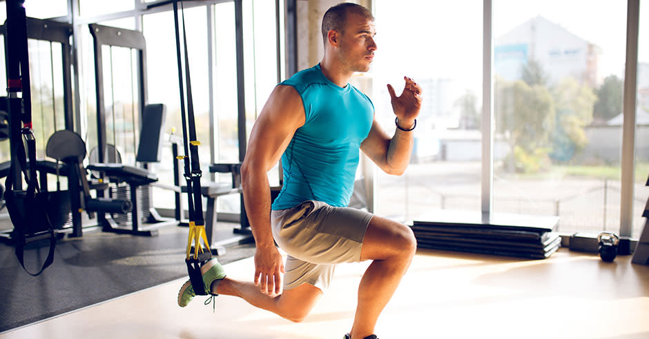 ISSA, International Sports Sciences Association, Certified Personal Trainer, ISSAonline, Suspension Training: 7 Essential Leg Exercises, Split Squat