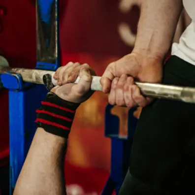 Powerlifting Specialist doing squats