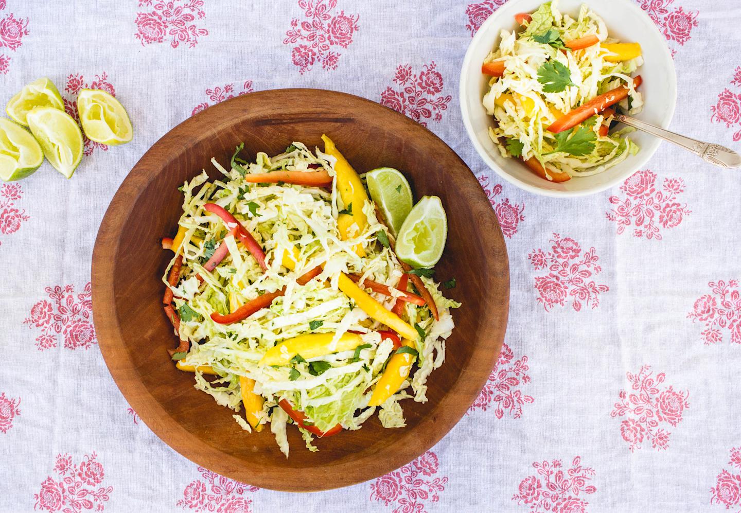 Mango Cabbage Cilantro Slaw | Functional Nutrition Alliance