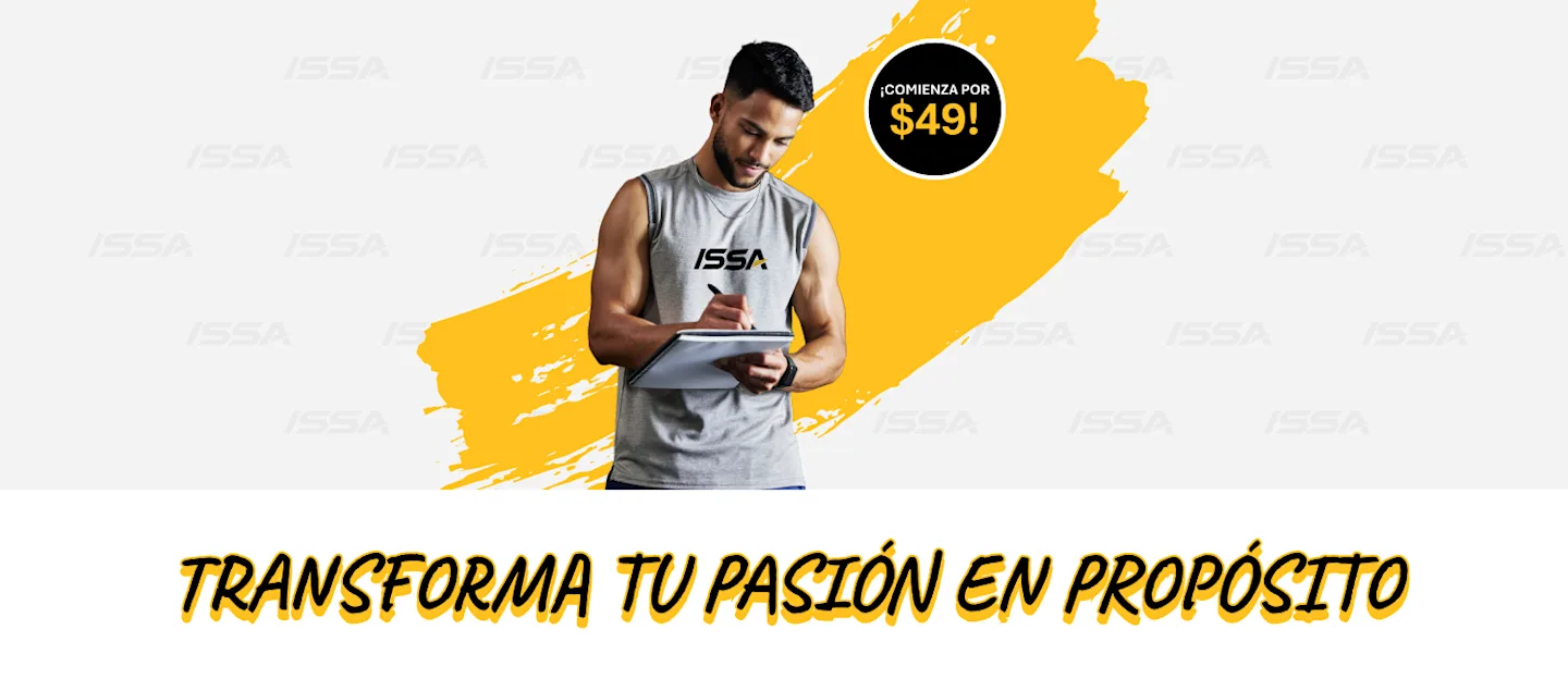 Trainer with client ISSA Spanish