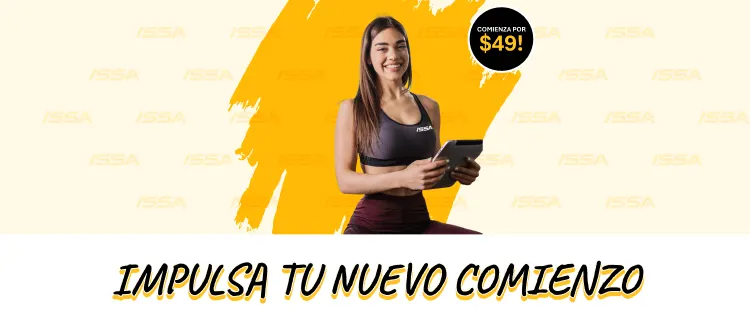 Trainer with client ISSA Spanish