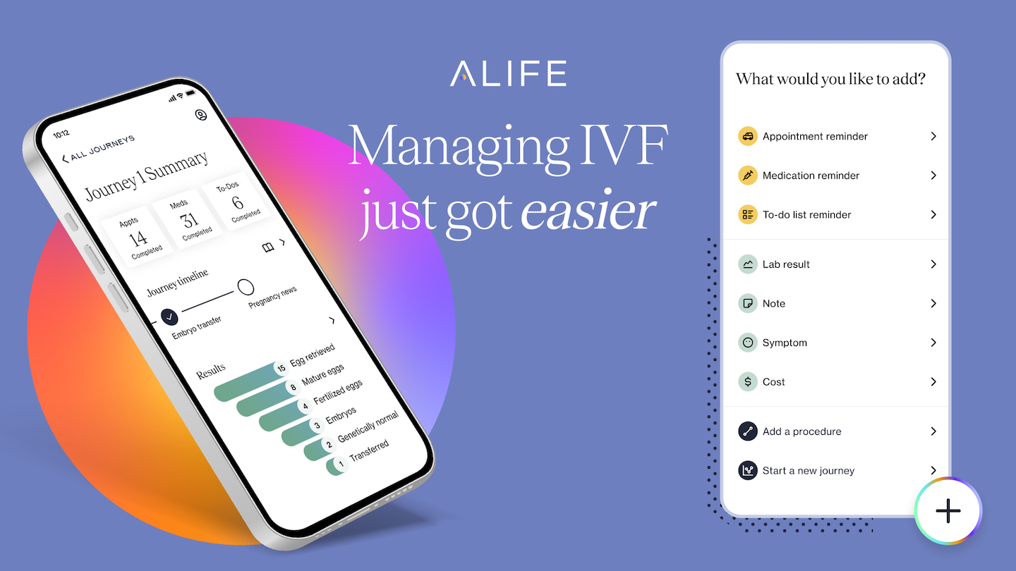 Alife launches mobile app to help patients navigate their IVF journey