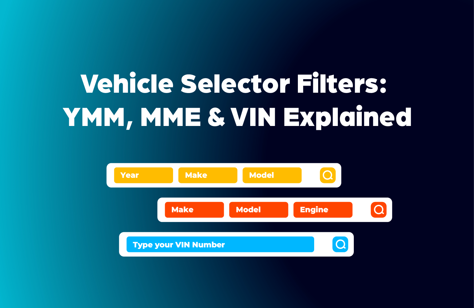 Vehicle Selection in Auto Parts Ecommerce