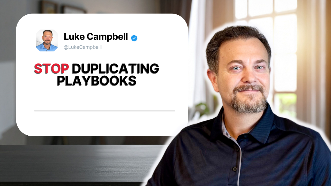 stop duplicating playbooks