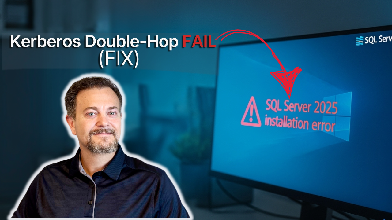 SQL Server 2025 installation double-hop error