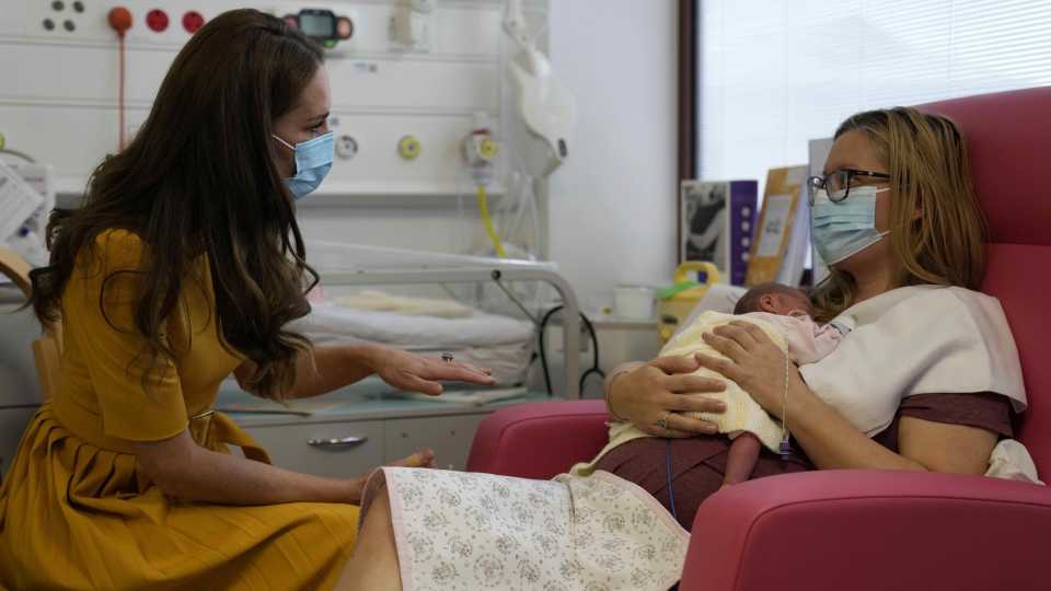 The Princess of Wales visits Royal Surrey County Hospital Maternity Unit